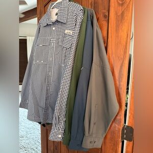 Men's Habit Long Sleeve Vented Fishing Shirts